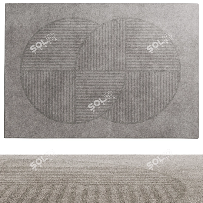 Benuta Tacoma Rug Set 3D model image 5