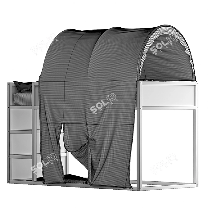 Ocean Animals Bed Tent Model 3D model image 5