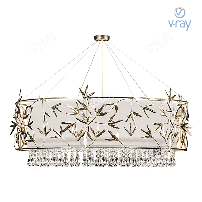 Tredici Design Mariflora Pendant Light 3D model image 1