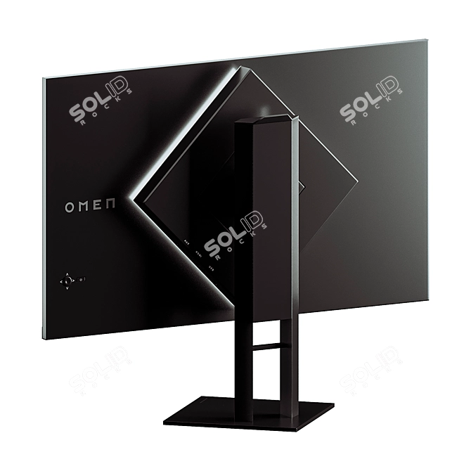 OMEN 27i Gaming Monitor 3D model image 3