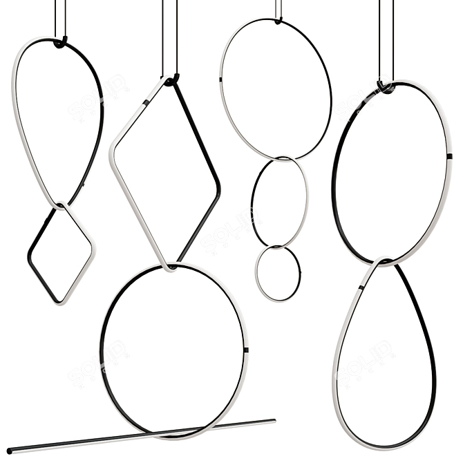 Designer LED Pendant by Flos 3D model image 1