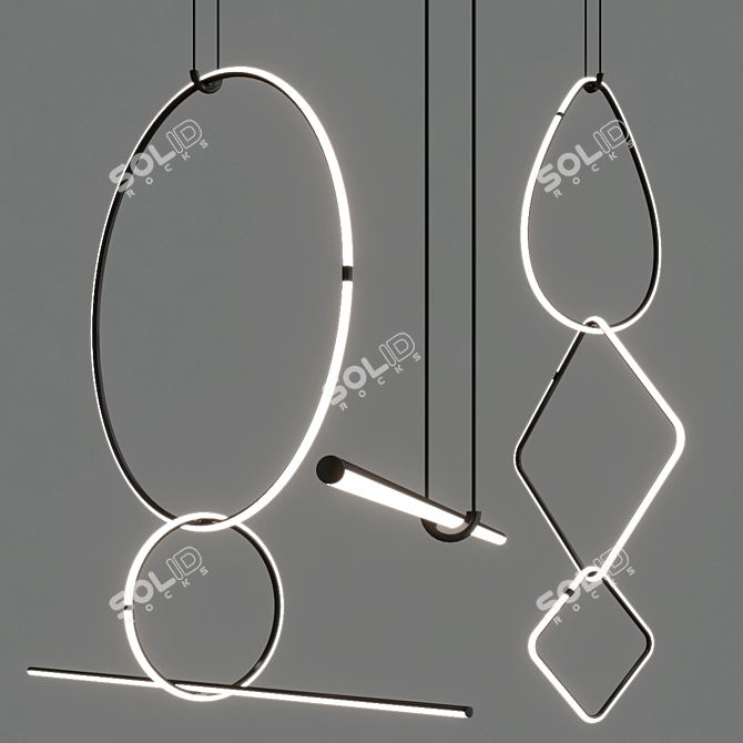 Designer LED Pendant by Flos 3D model image 4