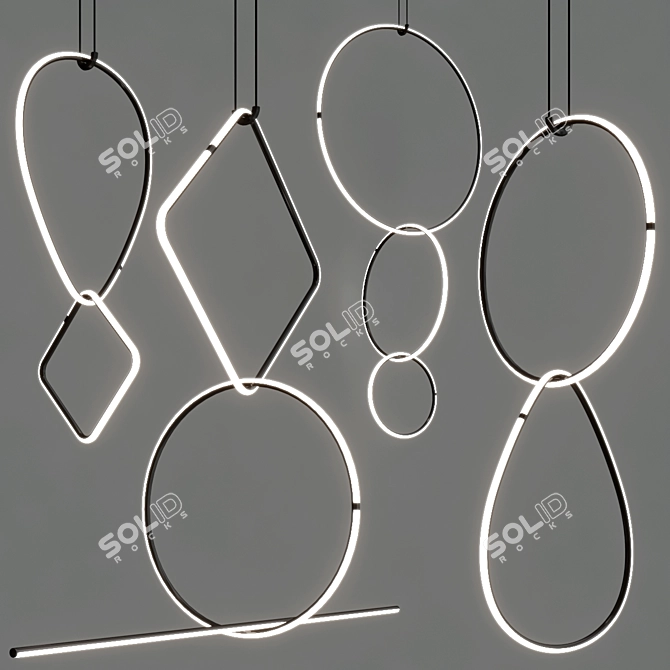 Designer LED Pendant by Flos 3D model image 5