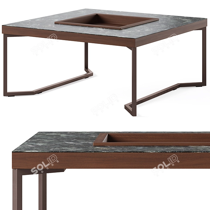 Amber Coffee Table by Cosmo 3D model image 1