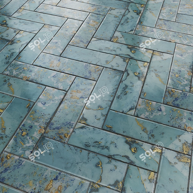 Milano Darsena Blue Decor 3D model image 1