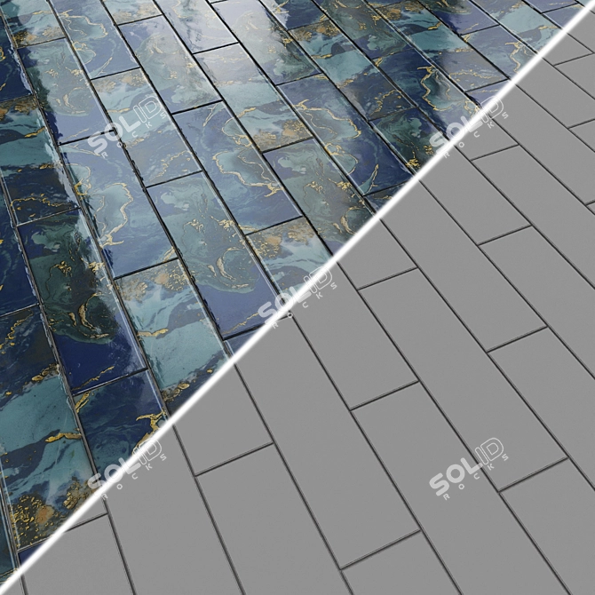 Milano Darsena Blue Decor 3D model image 7