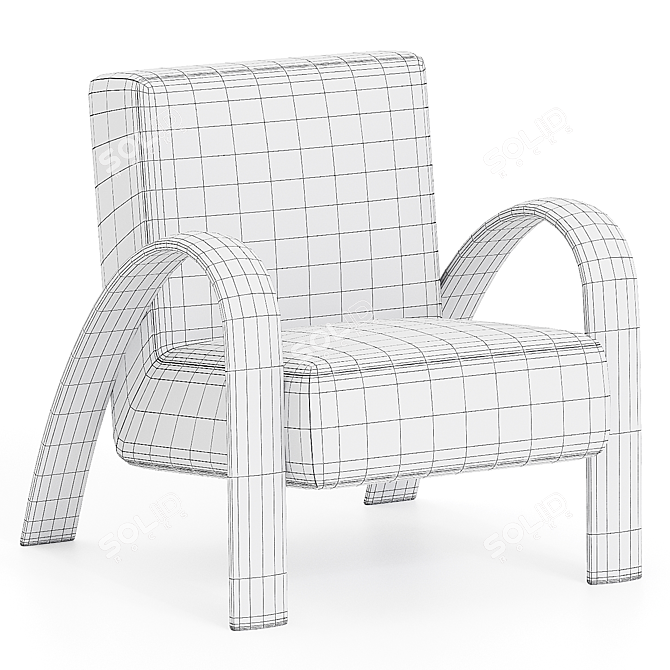 Timeless GRANDMA Light Armchair 3D model image 3