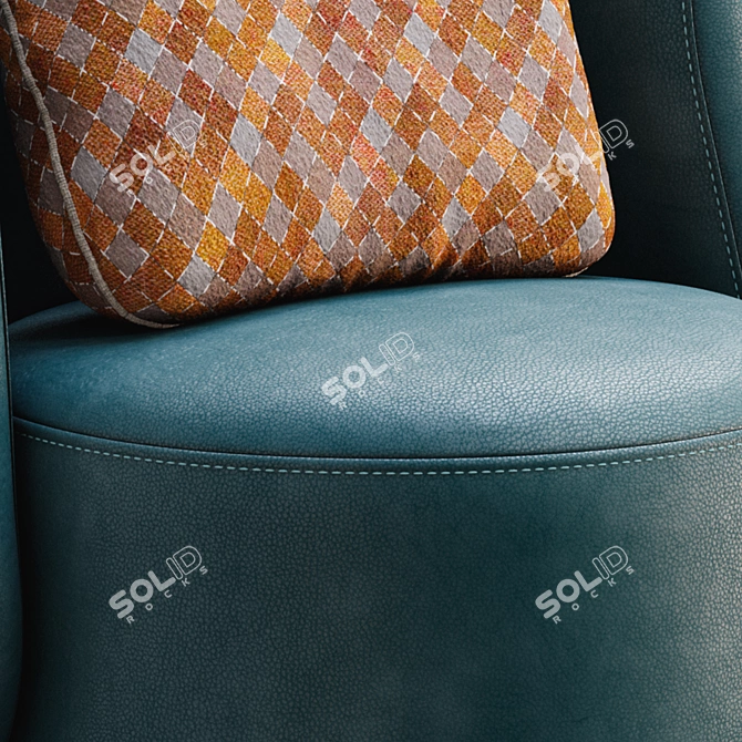 Sleek Modern Pyora Furniture 3D model image 6