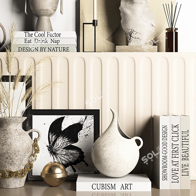 Modern Decorative Set 2015 3D model image 2