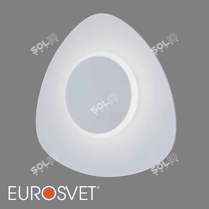 Eurosvet LED Wall Light Scuro 3D model image 1