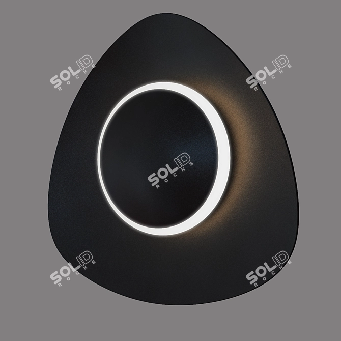 Eurosvet LED Wall Light Scuro 3D model image 2
