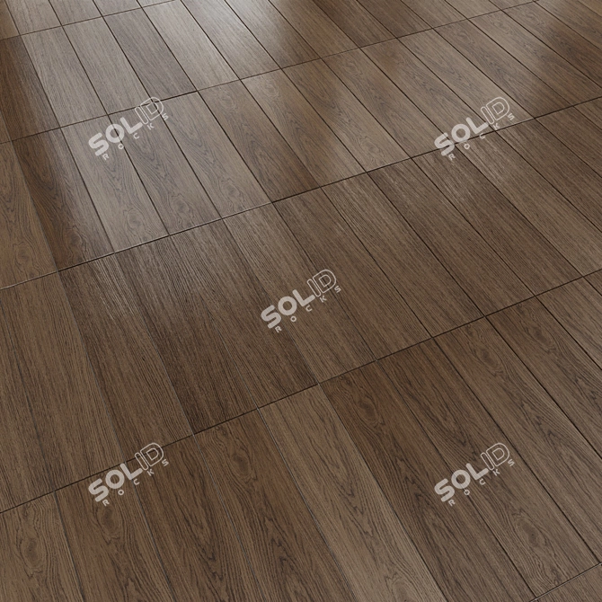 Distinto Wood Brown Matte 15x60 3D model image 1