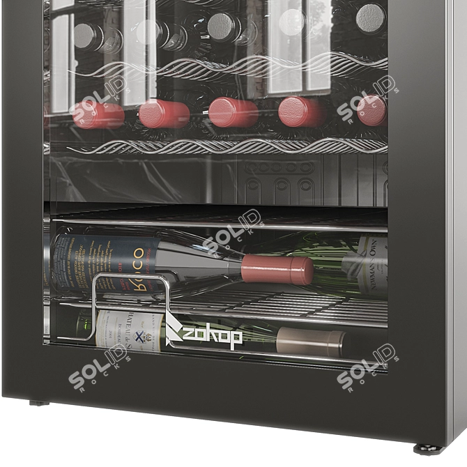 Modern Wine Refrigerator: Sleek Design 3D model image 7