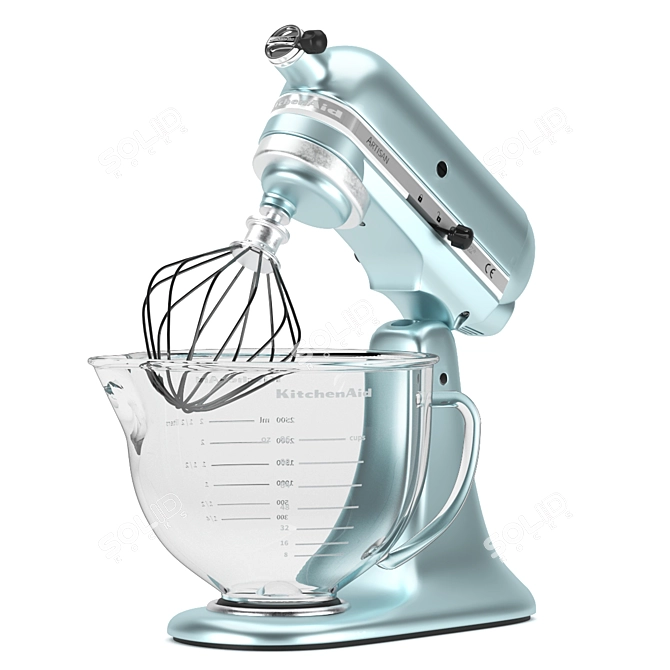 Professional KitchenAid Stand Mixer Kit 3D model image 5