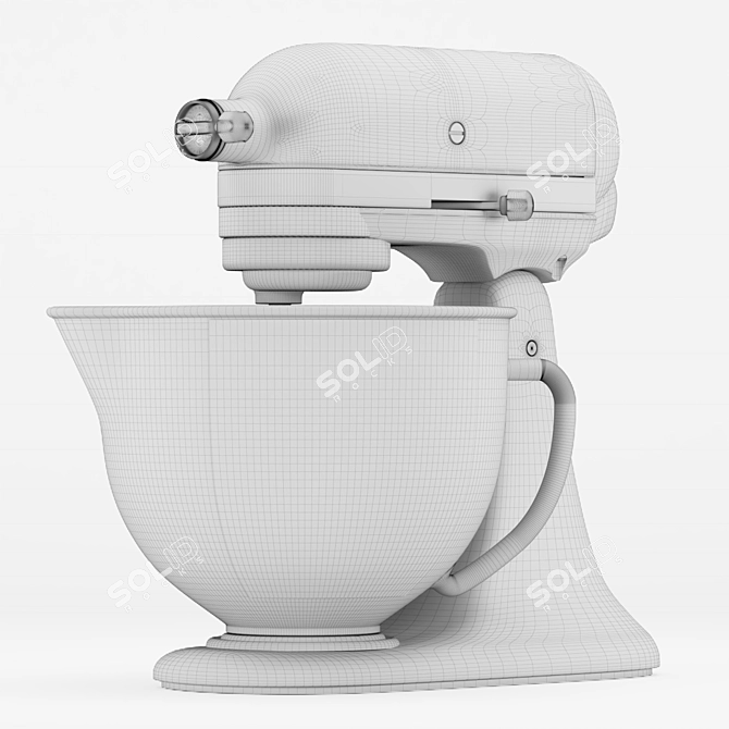 Professional KitchenAid Stand Mixer Kit 3D model image 6