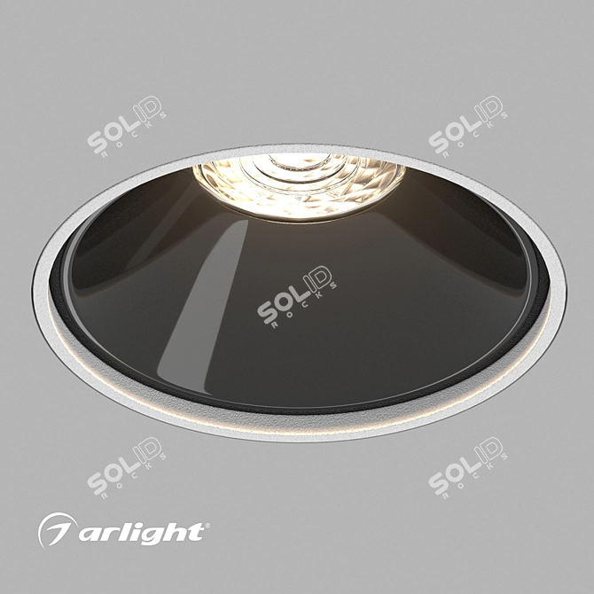 Trimless Recessed Downlight High CRI 3D model image 1