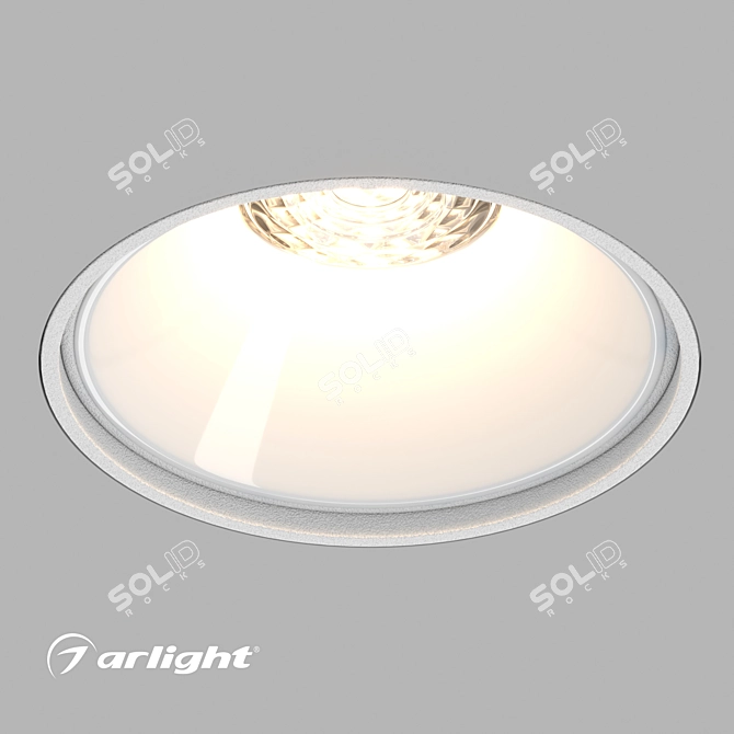 Trimless Recessed Downlight High CRI 3D model image 2