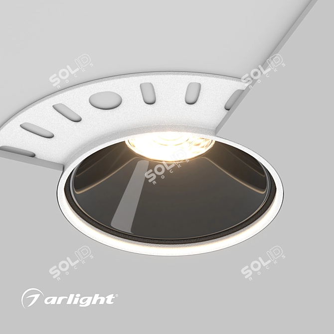 Trimless Recessed Downlight High CRI 3D model image 4