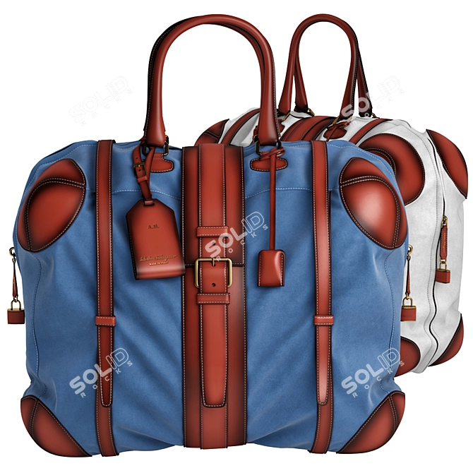 Ferragamo Luxury Bag - 3D Model 3D model image 1