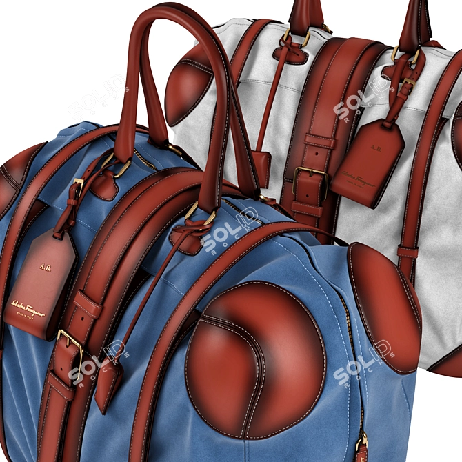 Ferragamo Luxury Bag - 3D Model 3D model image 4