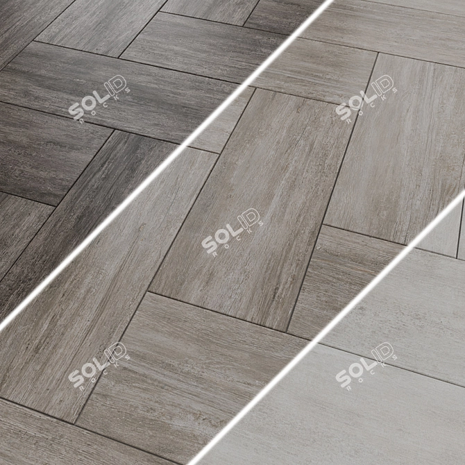 Acacia Ceramic Tiles, Various Colors, 20.1x50.2 cm 3D model image 5