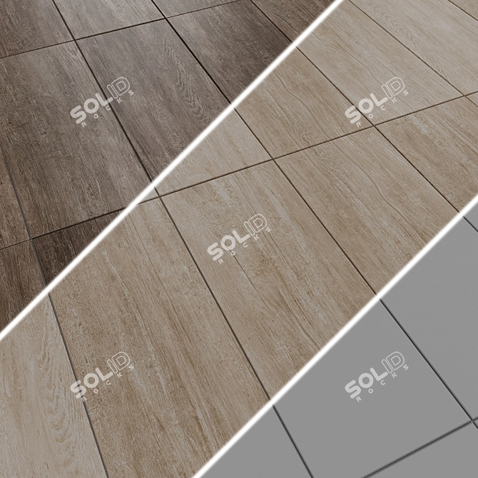 Acacia Ceramic Tiles, Various Colors, 20.1x50.2 cm 3D model image 6