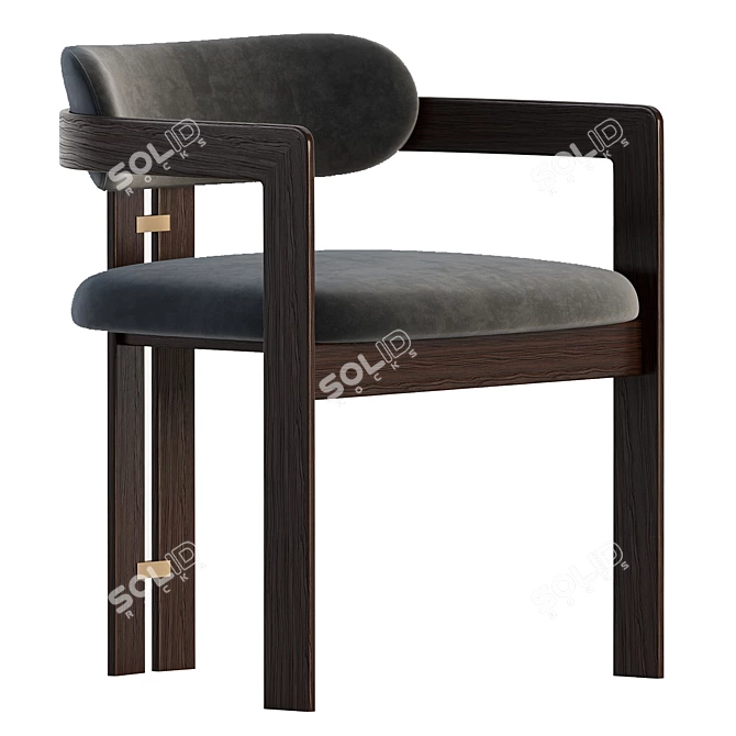 Sleek Kibo Chair 2017 Model 3D model image 3