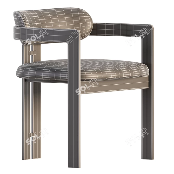 Sleek Kibo Chair 2017 Model 3D model image 6