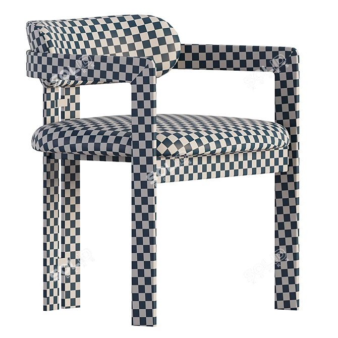 Sleek Kibo Chair 2017 Model 3D model image 7