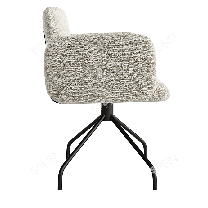 Swivel Brooks Chair: Modern Design 3D model image 3
