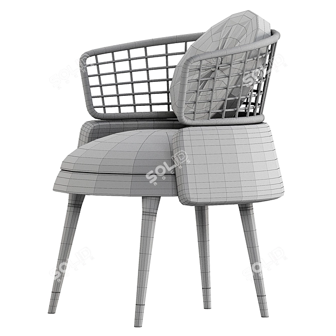 Modern Frida 2017 Chair 3D model image 4