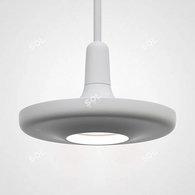 Disk LED Pendant Lights Noble 3D model image 4