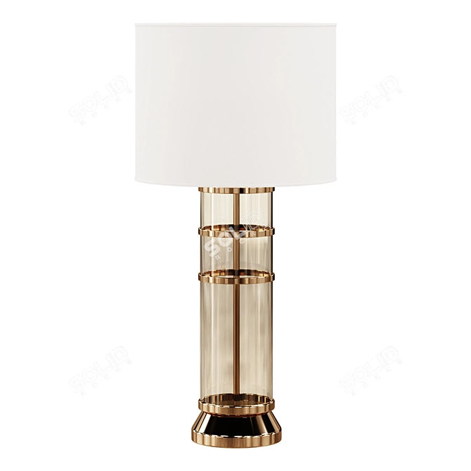 Cylinder Table Lamp: Benning Beauty 3D model image 1