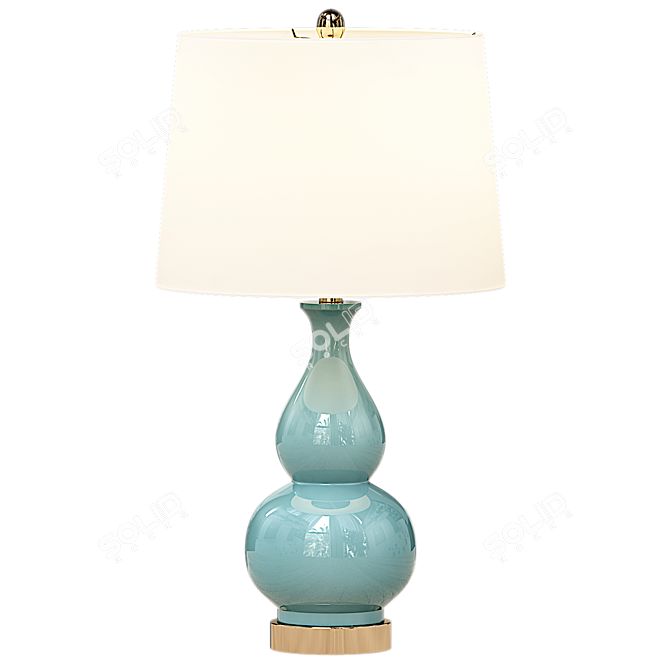 USB Table Lamp Frederick 3D model image 2