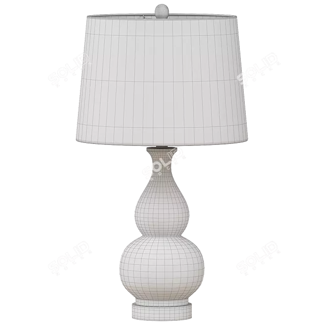 USB Table Lamp Frederick 3D model image 3