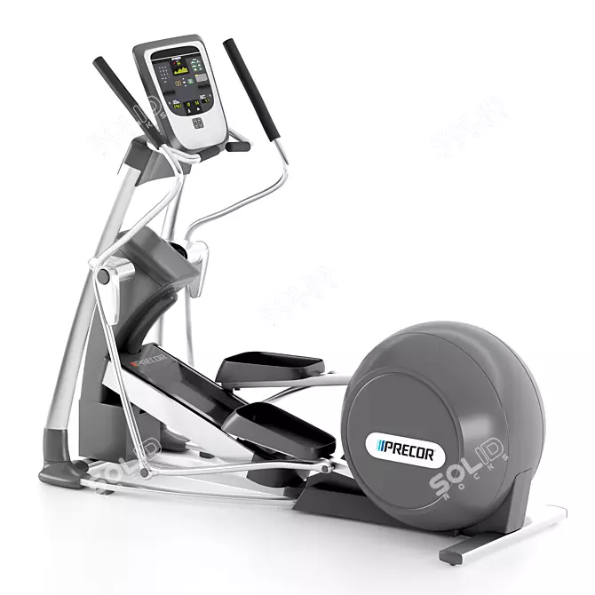 High-Quality Precor Gym Equipment 3D model image 6