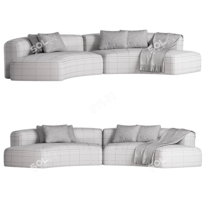 Curvy Comfort Sofa - 2015 Version 3D model image 3