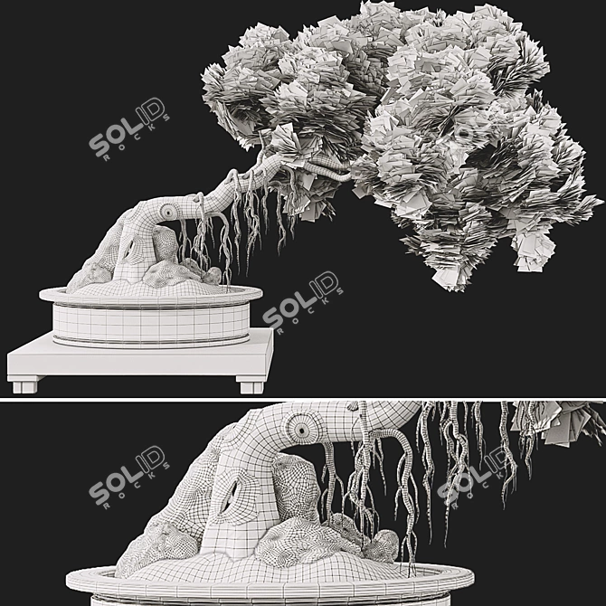 Bonsai Tree 58 Model Kit 3D model image 5