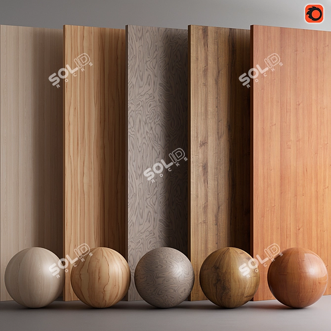 Egger Textured Wood Collection 3D model image 2