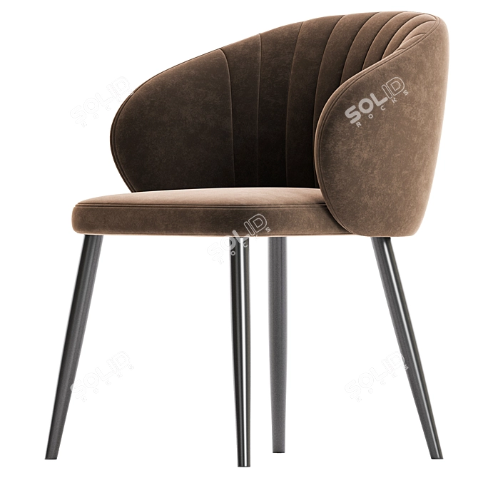 Elegant Swivel Chair Collection 3D model image 3