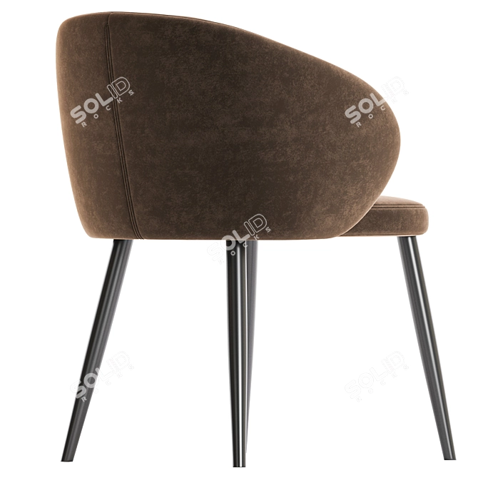 Elegant Swivel Chair Collection 3D model image 4