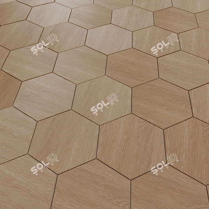 Brenta Beige Light Ceramic Tiles 3D model image 2
