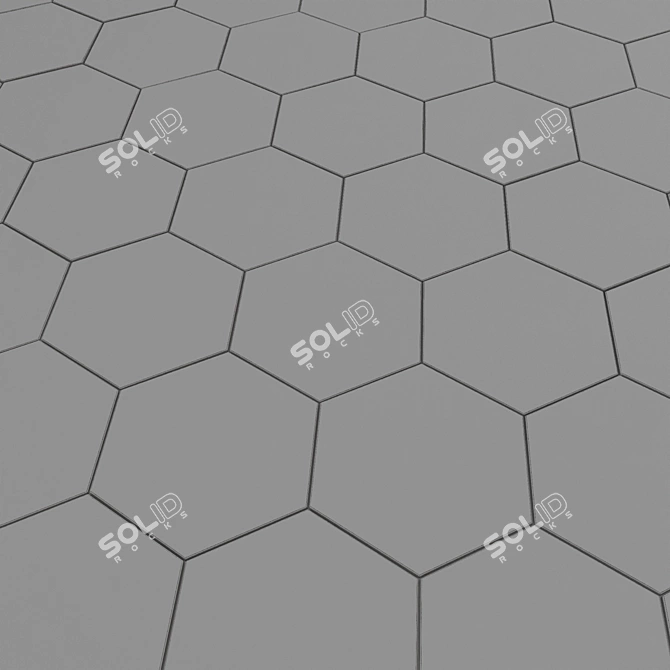 Brenta Beige Light Ceramic Tiles 3D model image 4