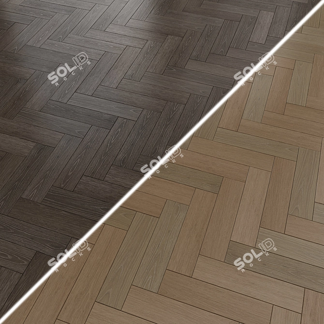 Matte 9.9X40.2 Listone Tiles 3D model image 1