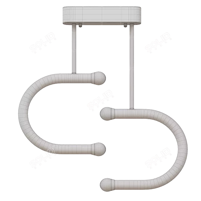  Sleek Modern BAGGE B Model 3D model image 2