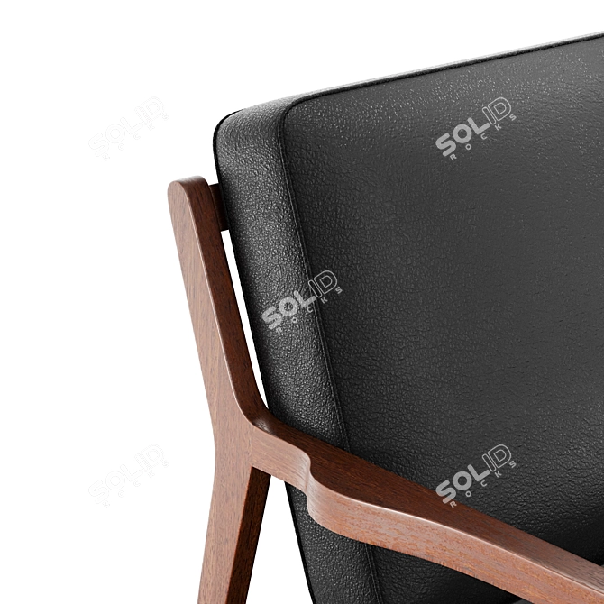 Turbo-Smoothed Verity Lounge Chair 3D model image 2