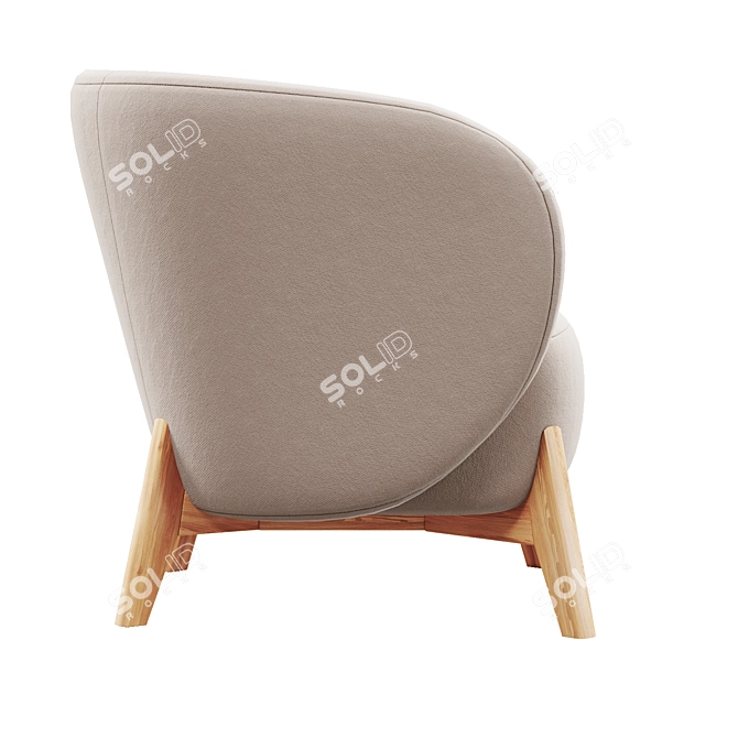 Tilar Textile Chair Soft Comfort 3D model image 6