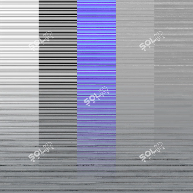 Seamless Metal Texture Pack 3D model image 2