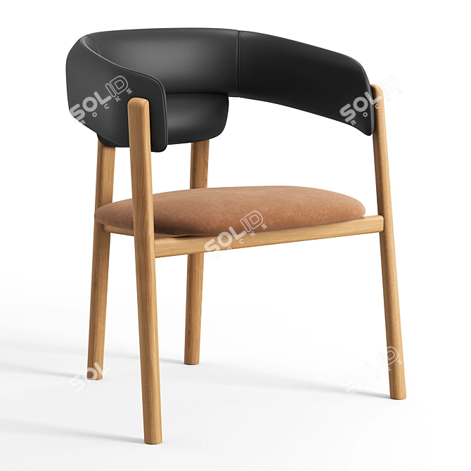 Modern Cantarutti Tuilli Chair Design 3D model image 1