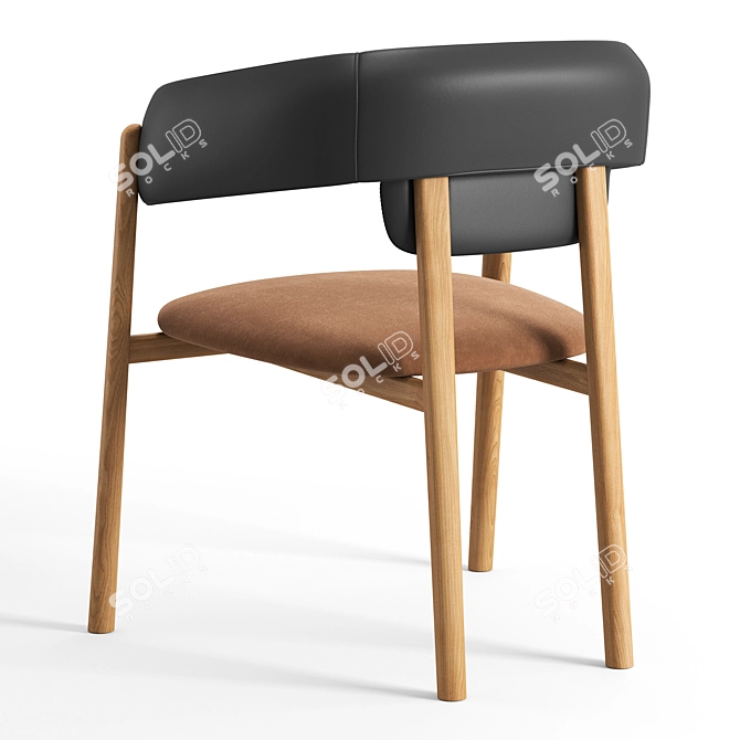 Modern Cantarutti Tuilli Chair Design 3D model image 3